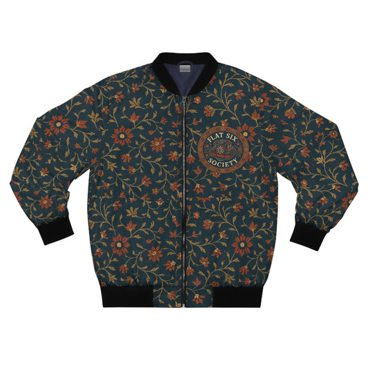Flat Six Society - Floral Men's Bomber Jacket