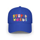Colorful Stupid Words Low Profile Baseball Cap | Fun Gift for Kids | Casual Summer Accessory | Unique Party Hat | Trendy Fashion [...]