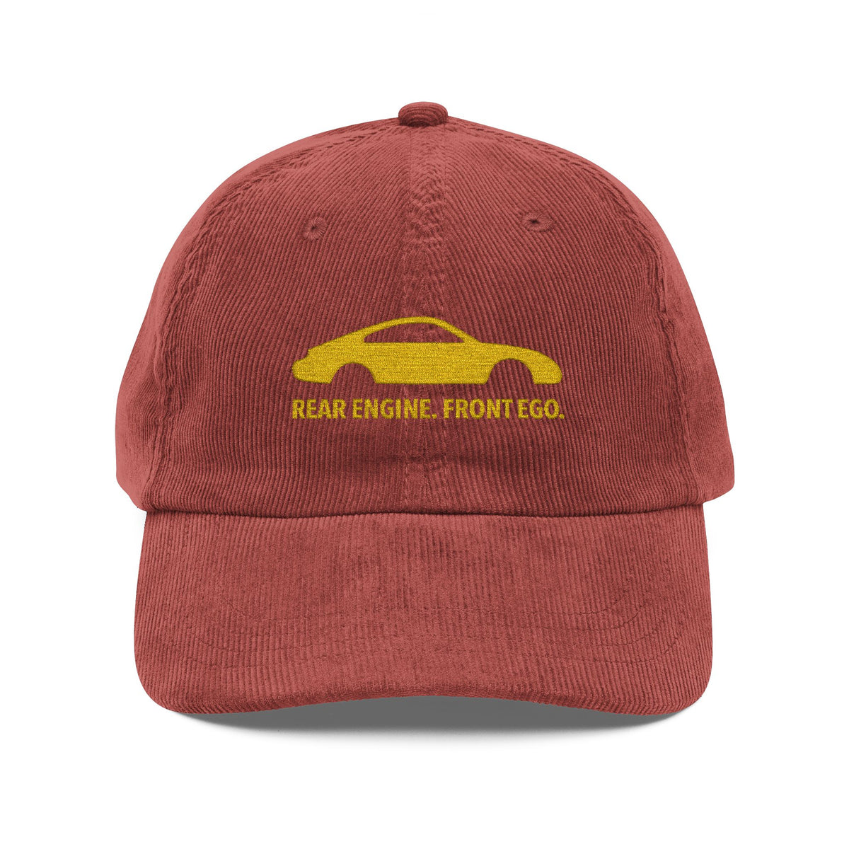 Rear Engine. Front Ego - Embroidered Corduroy Cap