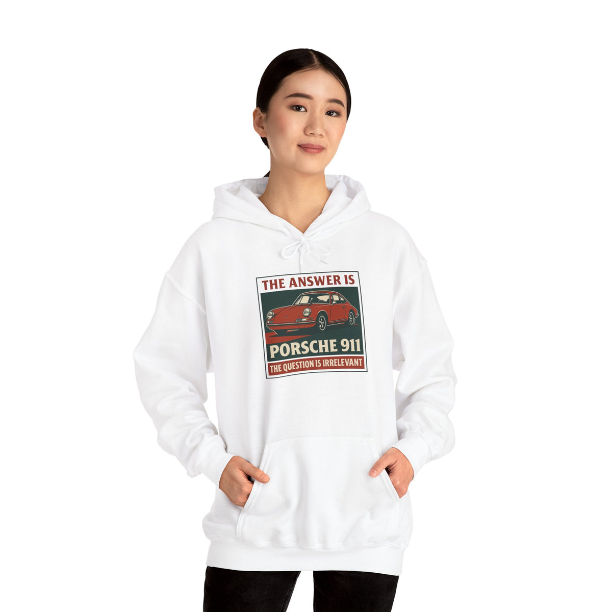 The Answer Is Porsche 911 - Unisex Heavy Blend™ Hoodie
