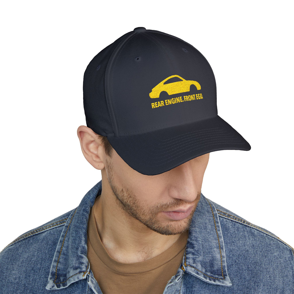 Rear Engine. Front Ego -  Dynamic Embroidered Cap -