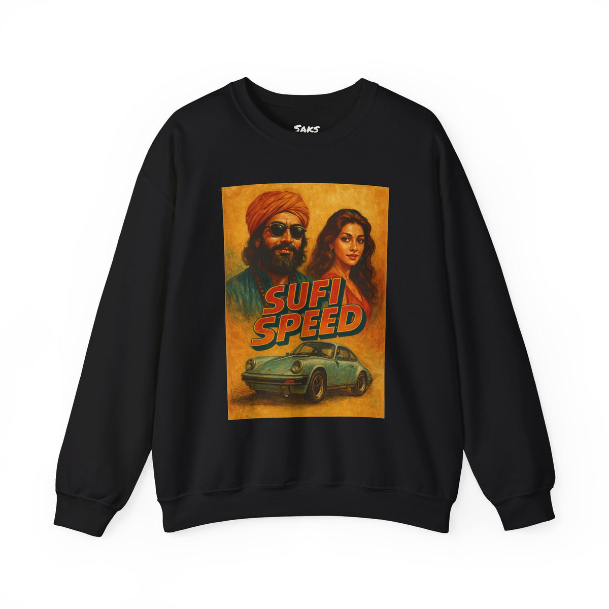 Sufi Speed Crewneck Sweatshirt - Unisex Retro Style