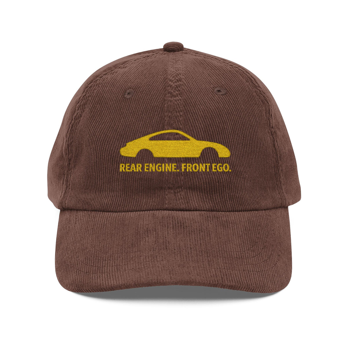Rear Engine. Front Ego - Embroidered Corduroy Cap