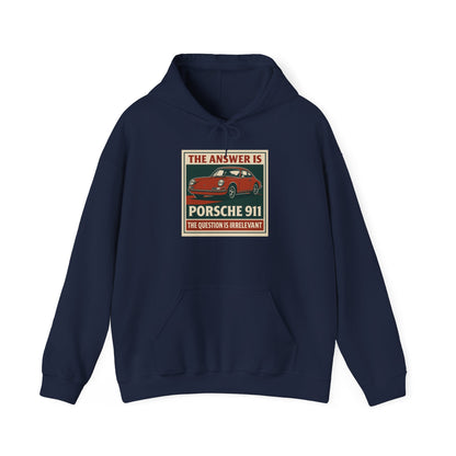 The Answer Is Porsche 911 - Unisex Heavy Blend™ Hoodie