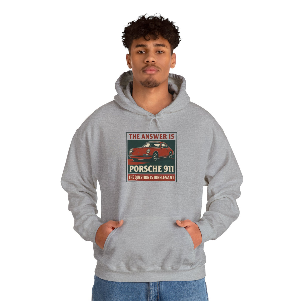 The Answer Is Porsche 911 - Unisex Heavy Blend™ Hoodie