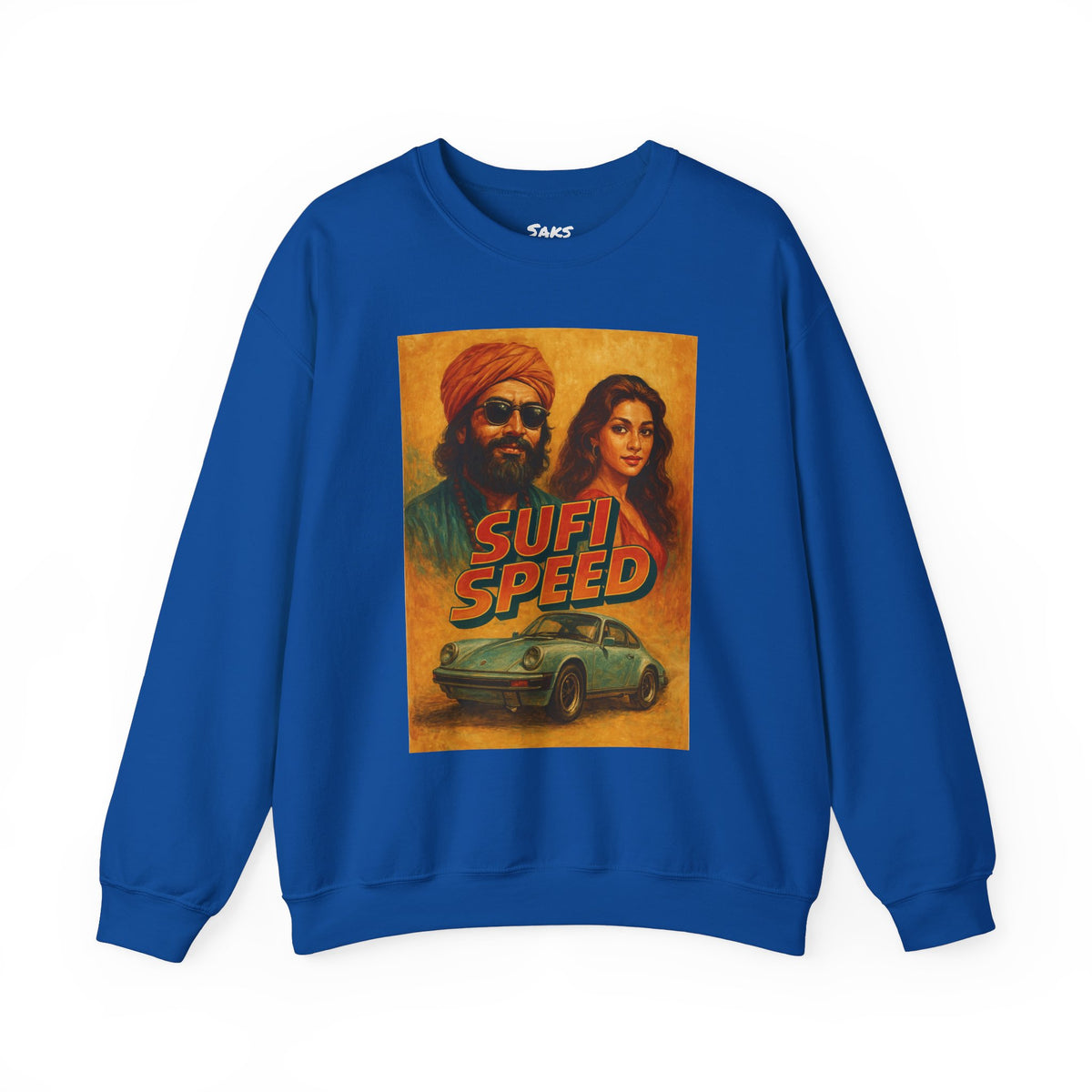 Sufi Speed Crewneck Sweatshirt - Unisex Retro Style