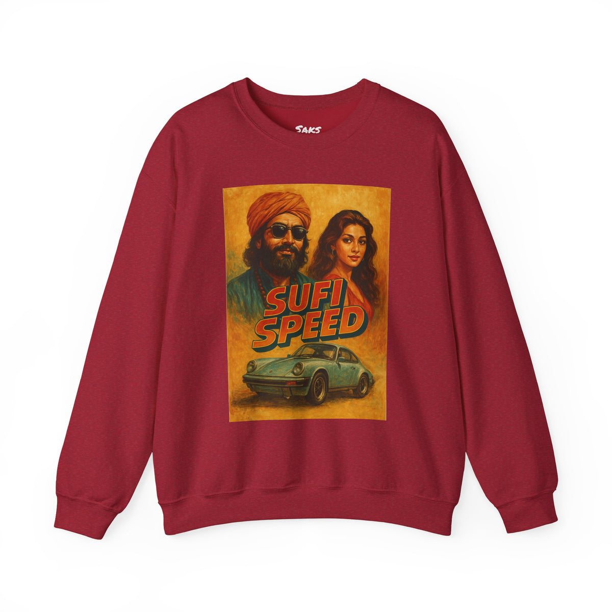 Sufi Speed Crewneck Sweatshirt - Unisex Retro Style