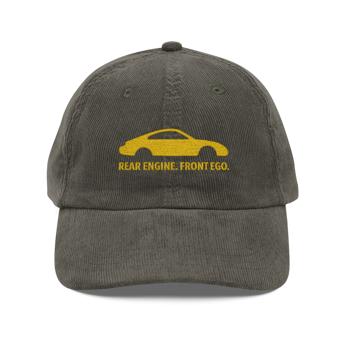 Rear Engine. Front Ego - Embroidered Corduroy Cap