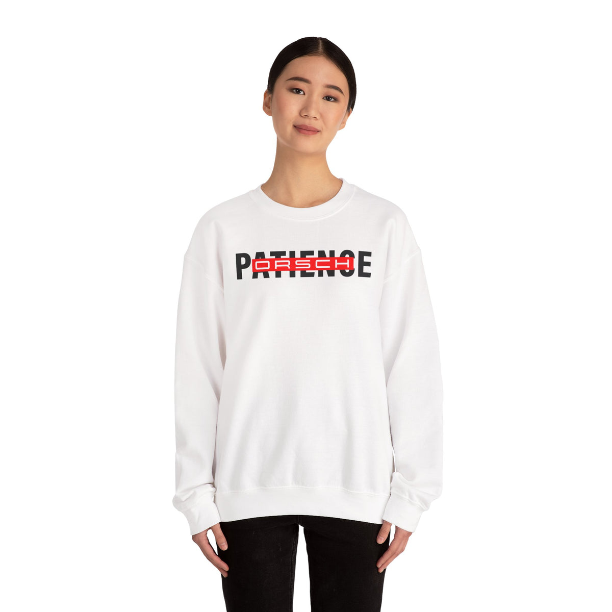 'Patience-Porsche' - Unisex Crewneck Sweatshirt