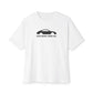 Rear Engine. Front Ego - Unisex Oversized Boxy Tee