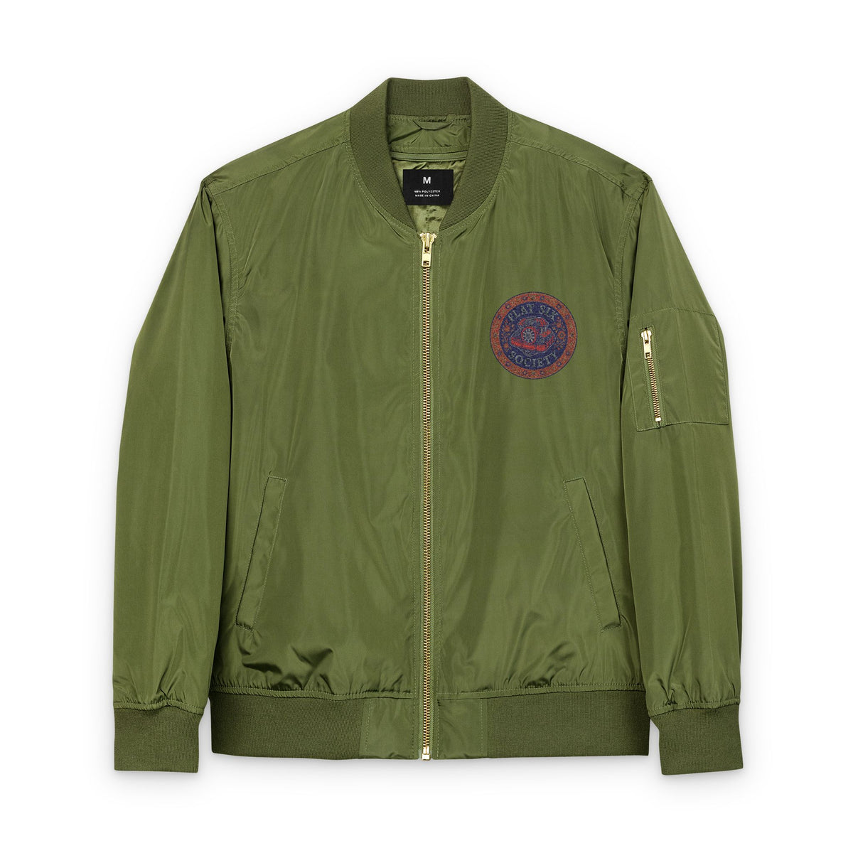 Flat Six Society - Embroidered Bomber Jacket