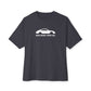 Rear Engine. Front Ego - Unisex Oversized Boxy Tee