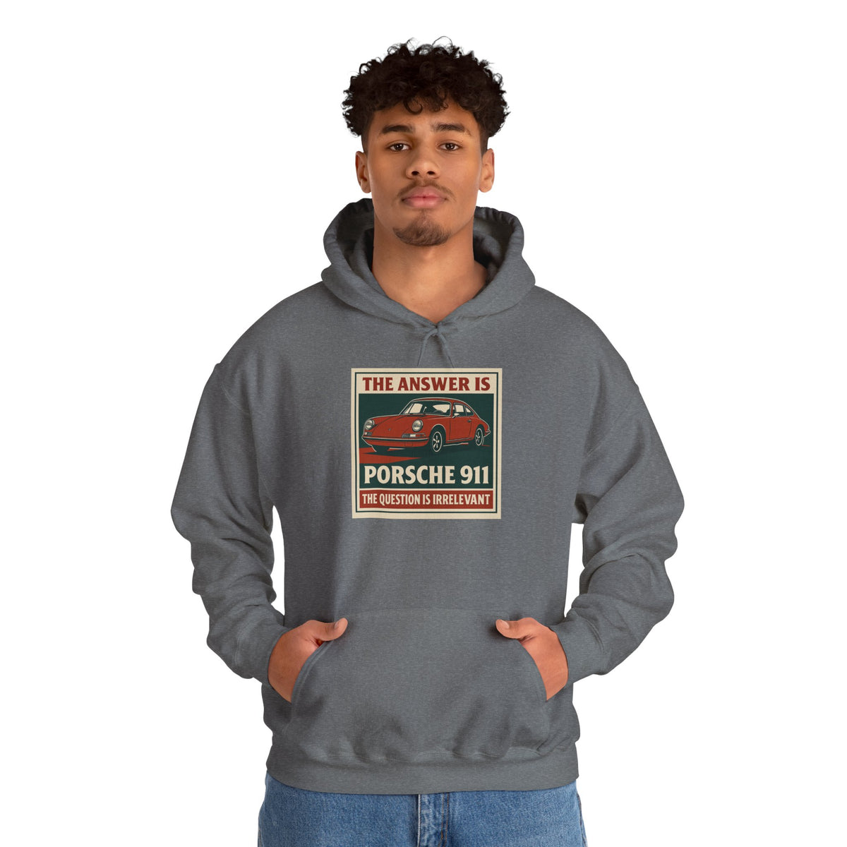 The Answer Is Porsche 911 - Unisex Heavy Blend™ Hoodie
