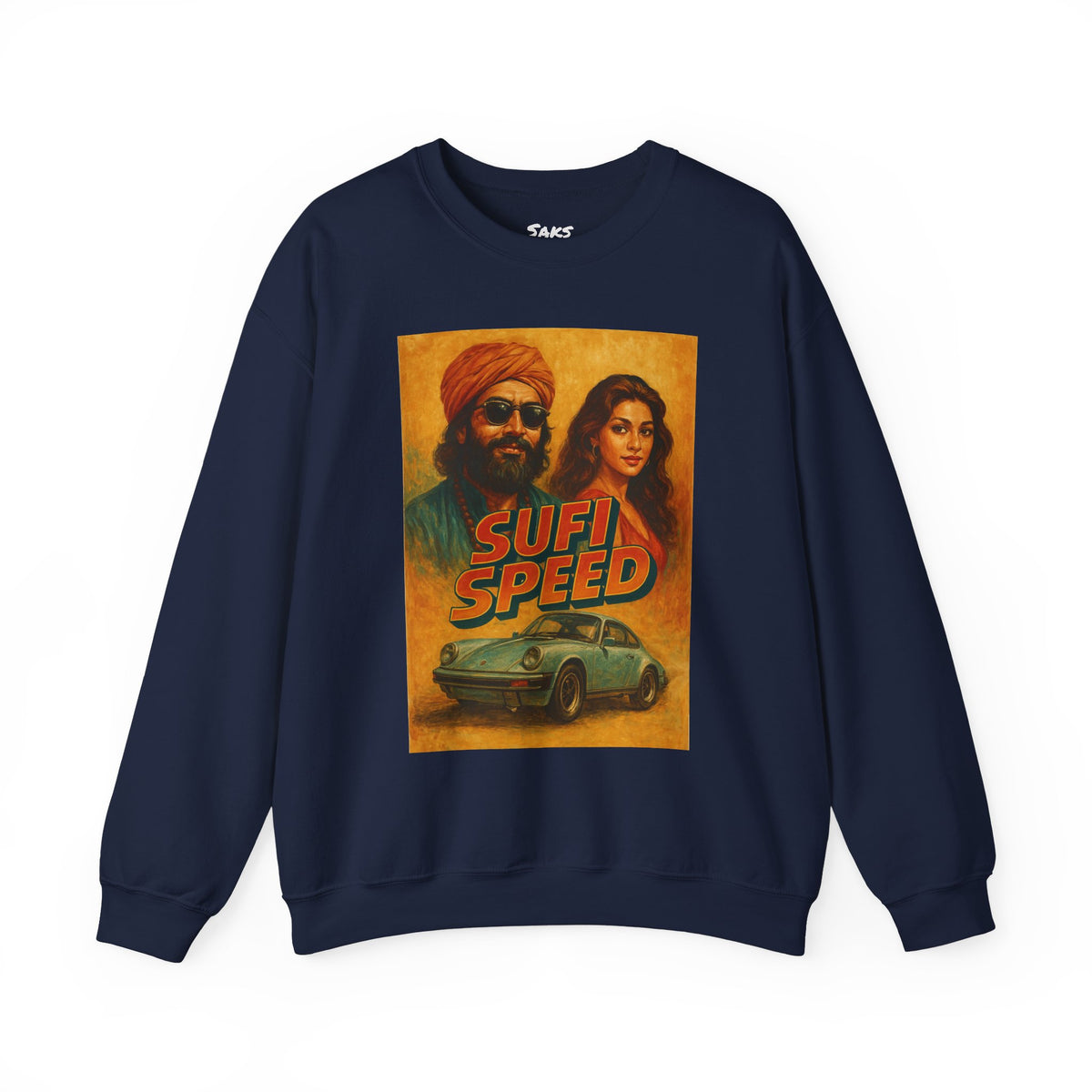 Sufi Speed Crewneck Sweatshirt - Unisex Retro Style