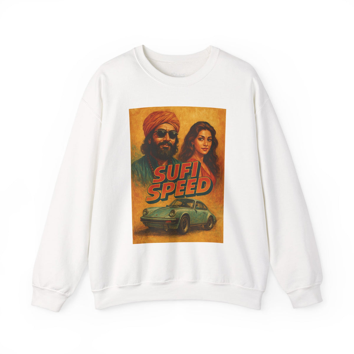 Sufi Speed Crewneck Sweatshirt - Unisex Retro Style