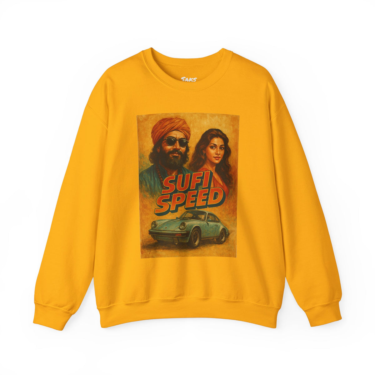 Sufi Speed Crewneck Sweatshirt - Unisex Retro Style
