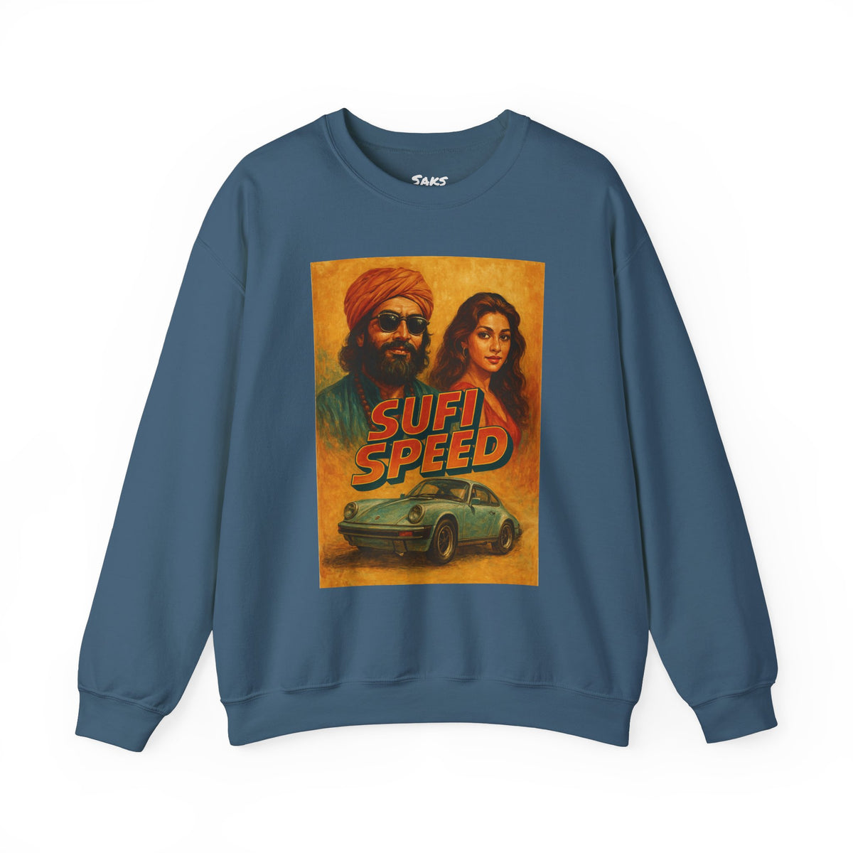 Sufi Speed Crewneck Sweatshirt - Unisex Retro Style