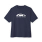 Rear Engine. Front Ego - Unisex Oversized Boxy Tee