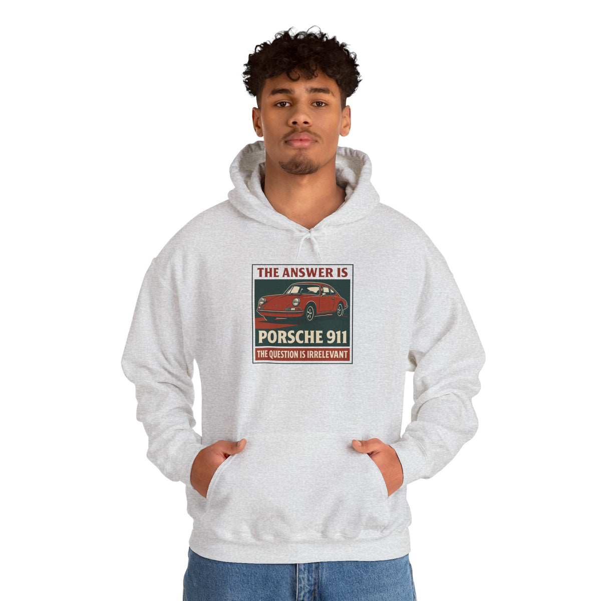 The Answer Is Porsche 911 - Unisex Heavy Blend™ Hoodie