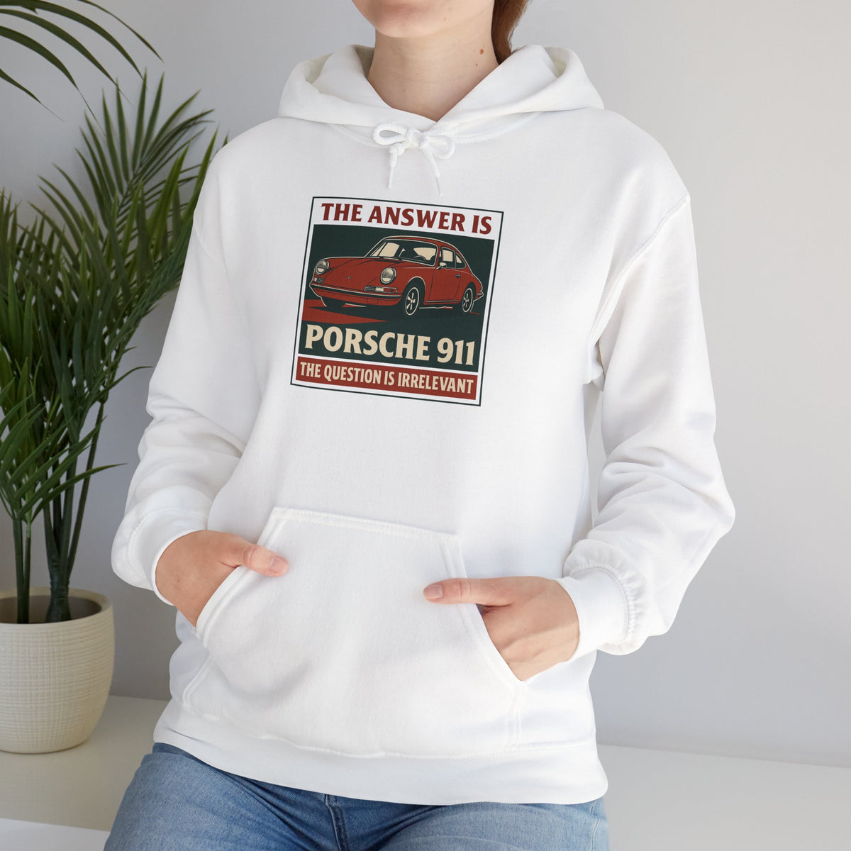 The Answer Is Porsche 911 - Unisex Heavy Blend™ Hoodie