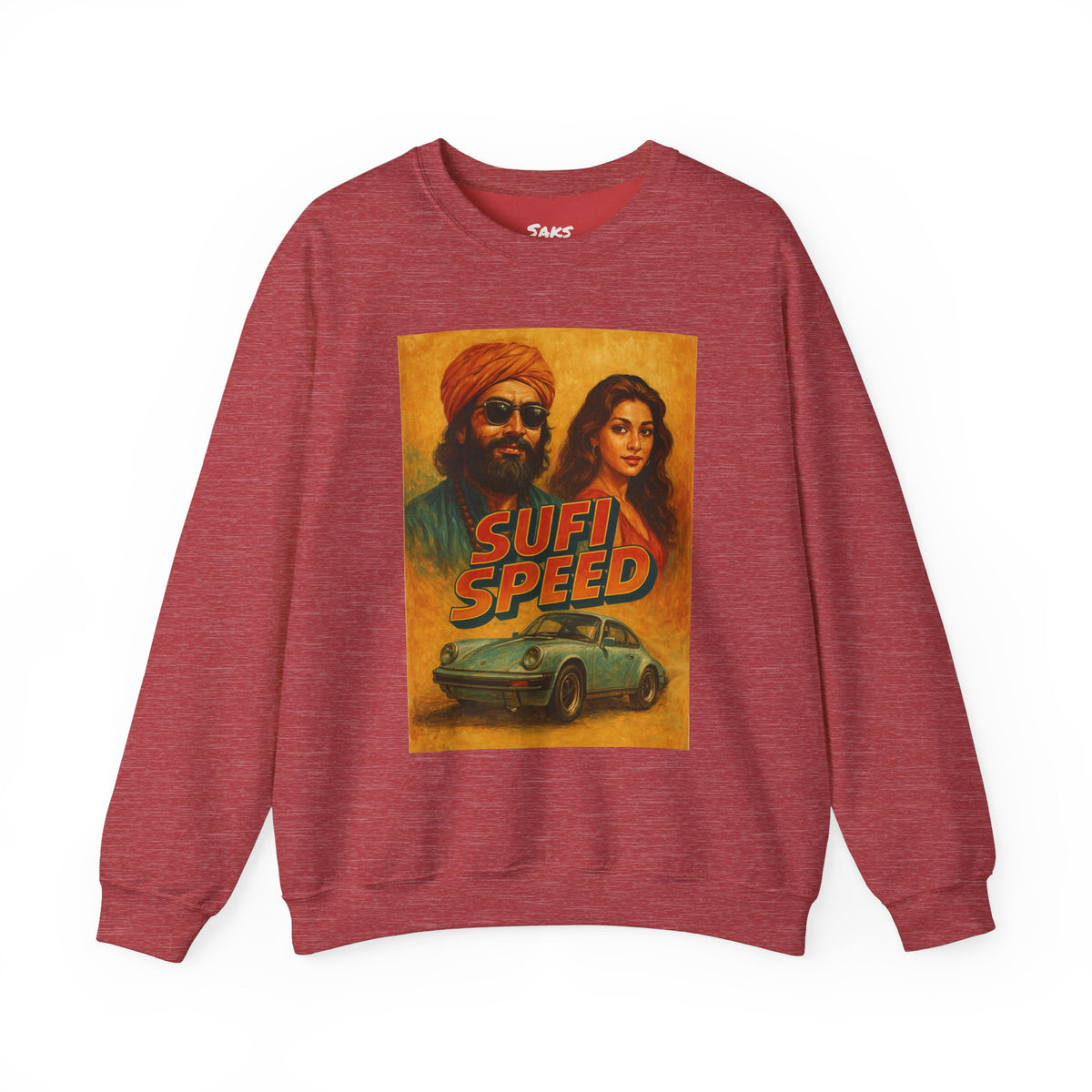 Sufi Speed Crewneck Sweatshirt - Unisex Retro Style