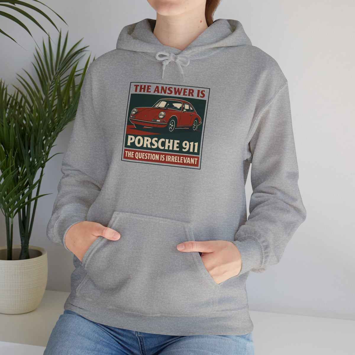 The Answer Is Porsche 911 - Unisex Heavy Blend™ Hoodie