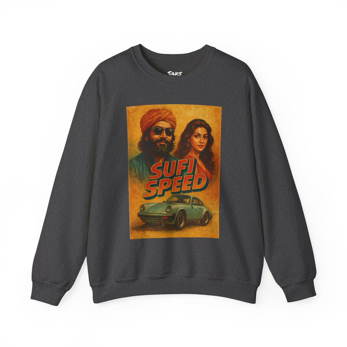 Sufi Speed Crewneck Sweatshirt - Unisex Retro Style