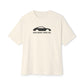 Rear Engine. Front Ego - Unisex Oversized Boxy Tee
