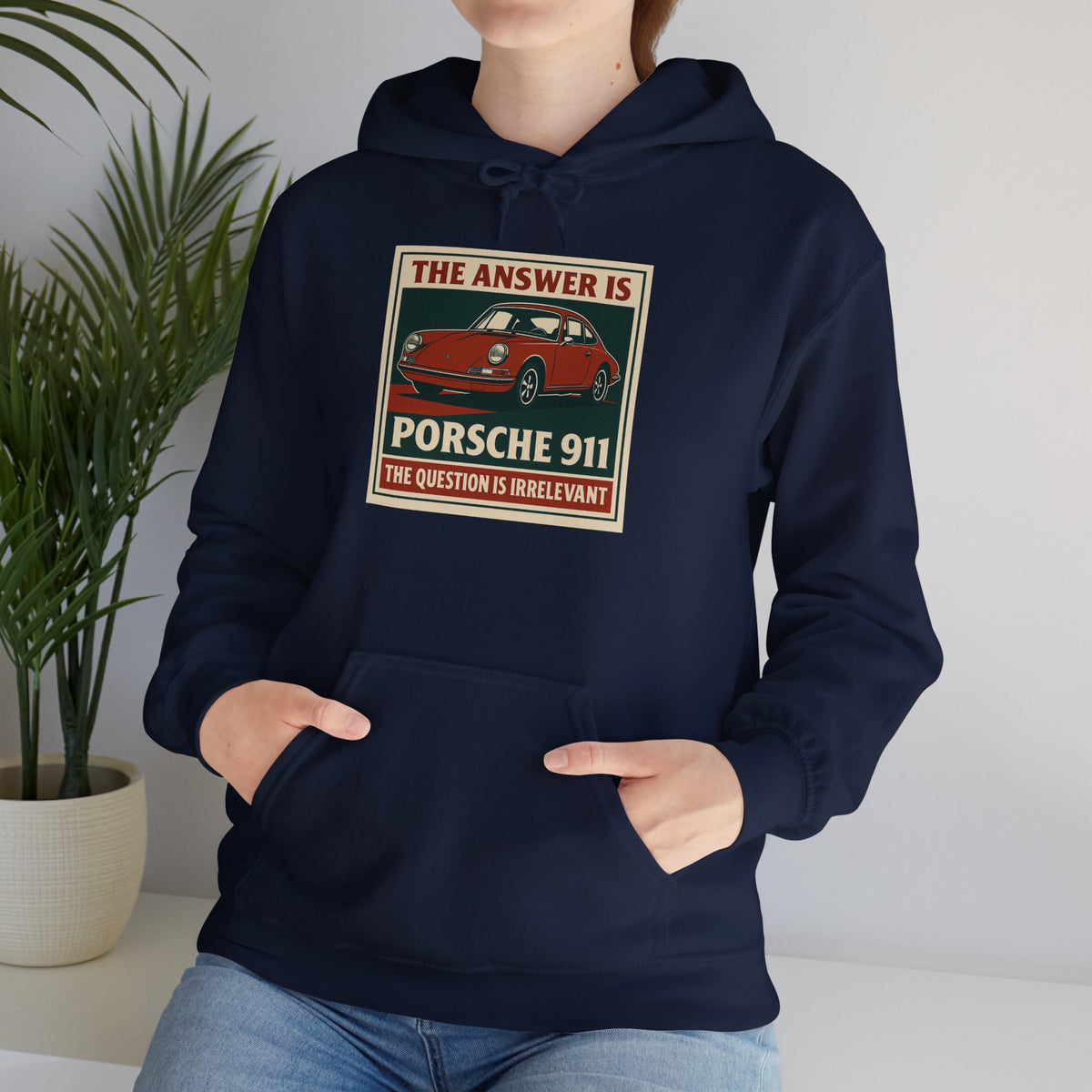 The Answer Is Porsche 911 - Unisex Heavy Blend™ Hoodie