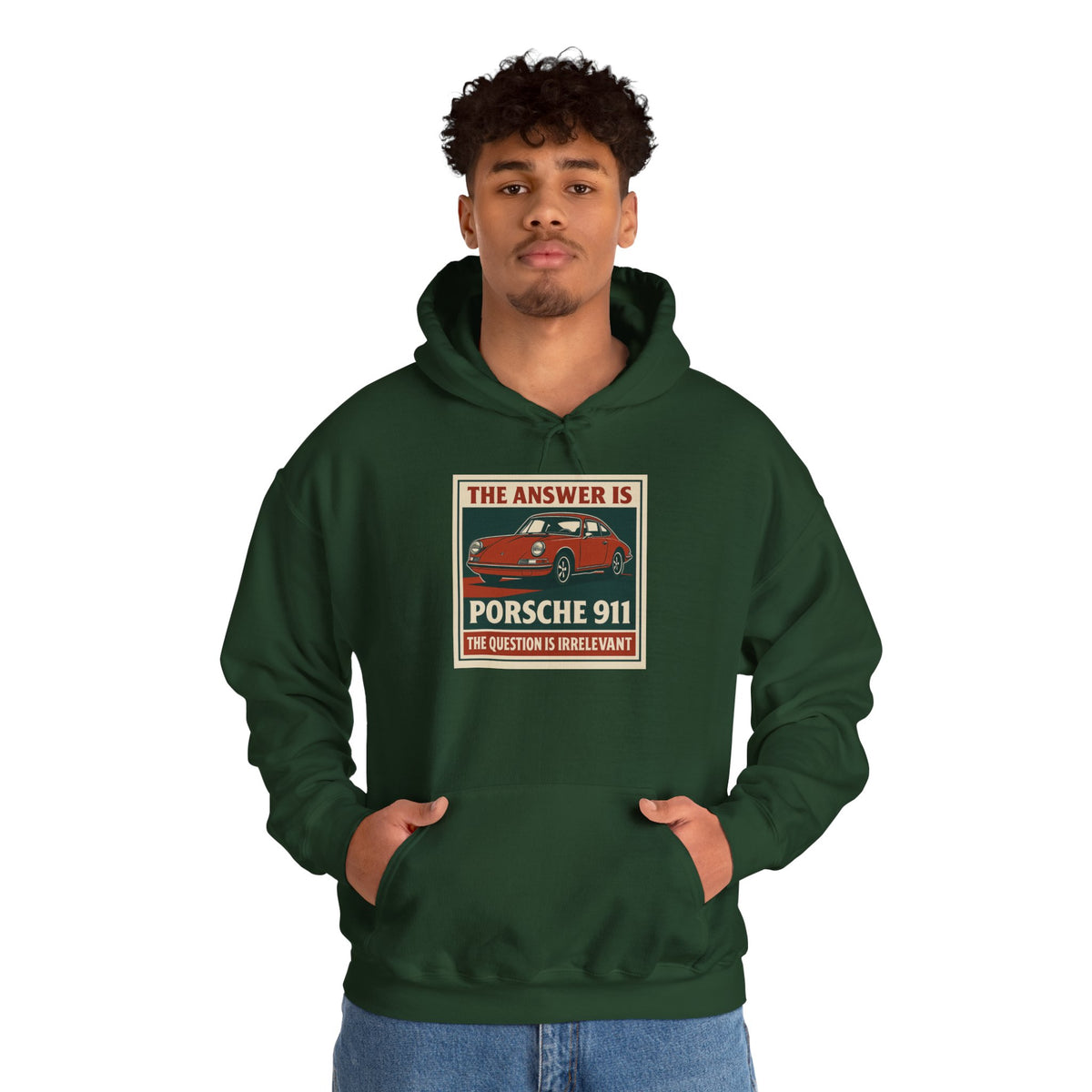 The Answer Is Porsche 911 - Unisex Heavy Blend™ Hoodie