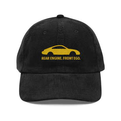 Rear Engine. Front Ego - Embroidered Corduroy Cap