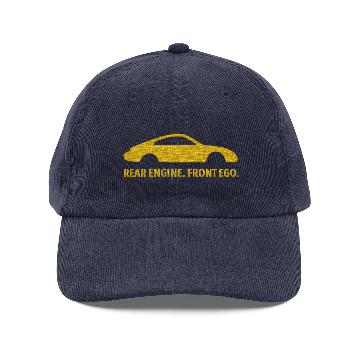 Rear Engine. Front Ego - Embroidered Corduroy Cap
