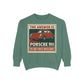 The Answer Is Porsche 911 - Shorter Sweatshirt - Unisex Garment-Dyed Graphic Top