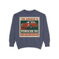 The Answer Is Porsche 911 - Shorter Sweatshirt - Unisex Garment-Dyed Graphic Top
