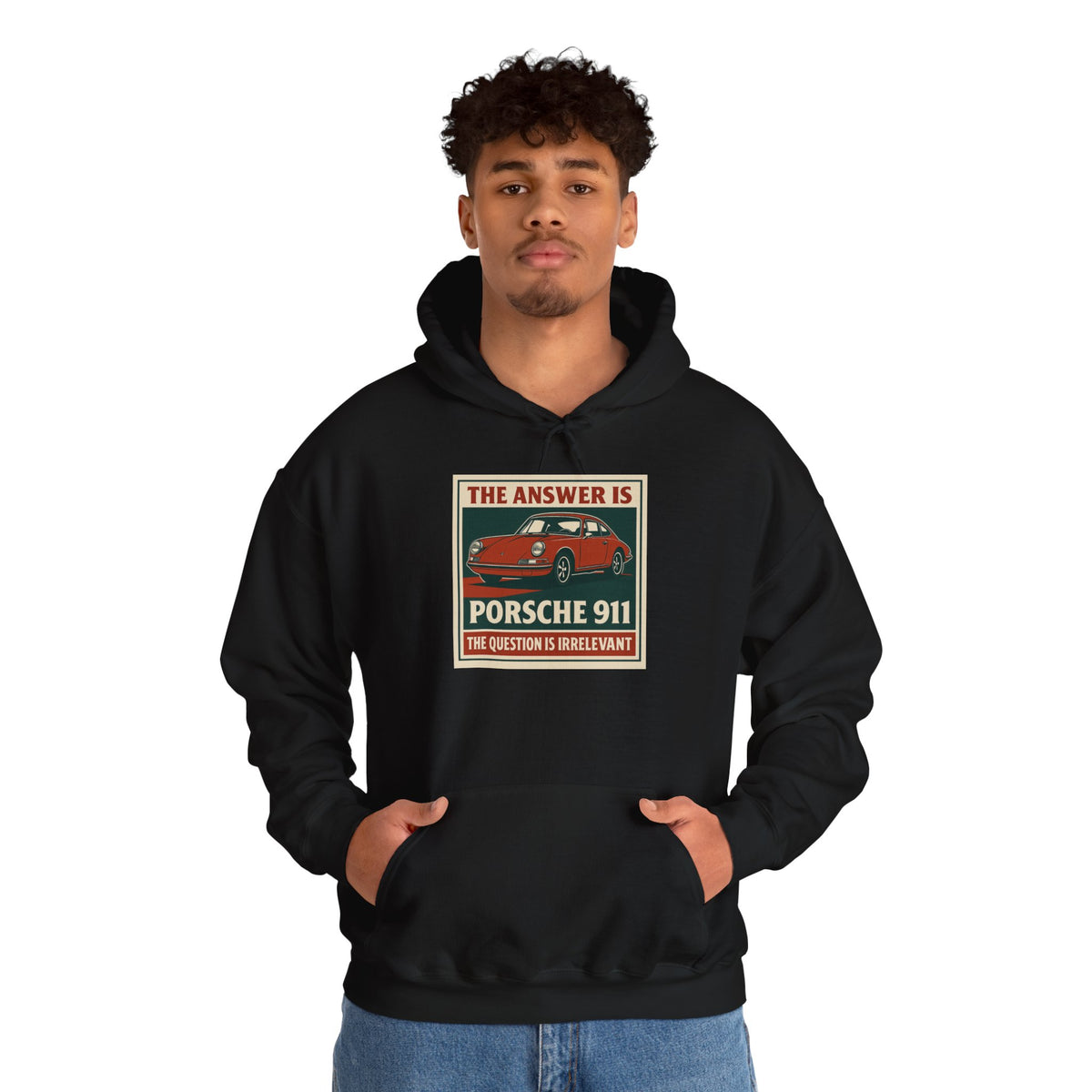 The Answer Is Porsche 911 - Unisex Heavy Blend™ Hoodie