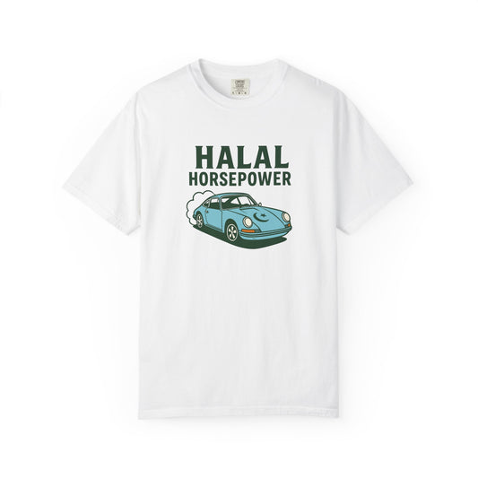 Halal Horsepower 2 - Unisex Garment-Dyed T-shirt