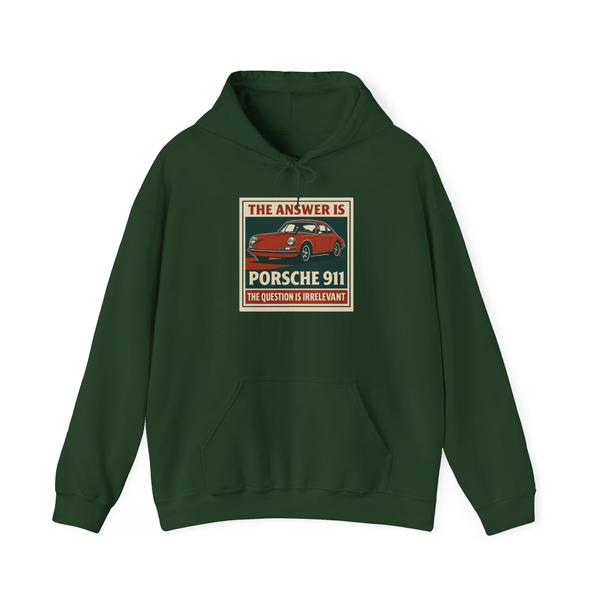 The Answer Is Porsche 911 - Unisex Heavy Blend™ Hoodie
