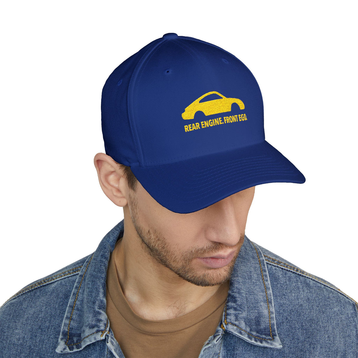 Rear Engine. Front Ego -  Dynamic Embroidered Cap -
