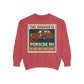 The Answer Is Porsche 911 - Shorter Sweatshirt - Unisex Garment-Dyed Graphic Top