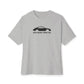 Rear Engine. Front Ego - Unisex Oversized Boxy Tee