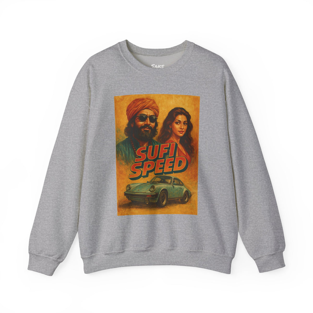 Sufi Speed Crewneck Sweatshirt - Unisex Retro Style