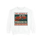 The Answer Is Porsche 911 - Shorter Sweatshirt - Unisex Garment-Dyed Graphic Top