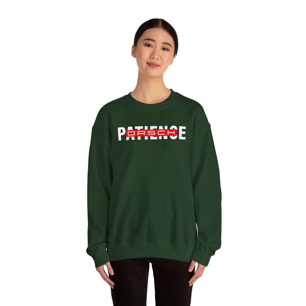 'Patience-Porsche' - Unisex Crewneck Sweatshirt